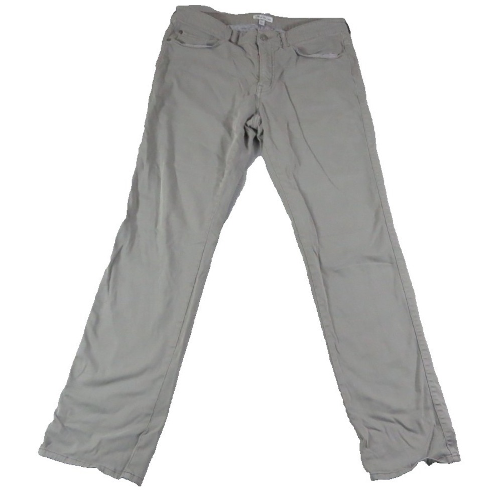 Peter Millar 5 Pocket Bedford Cord Mens 34 Gray Chino Straight Golf Dress Luxury